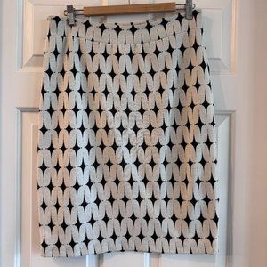 Knit Mod-print pencil skirt - Women's size L